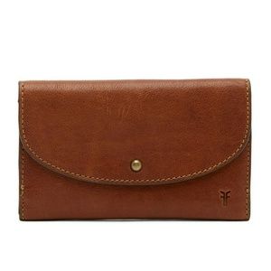 Frye Lucy Wallet Cognac